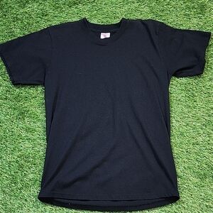 Classic Black Men's T-Shirt Blank Vintage Made In Canada